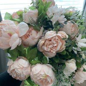 peony faux flowers